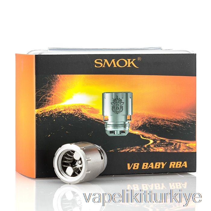 Vape Likit Smok Tfv8 Bebek Yedek Bobinleri V8 Bebek Rba Kiti (1'li Paket)